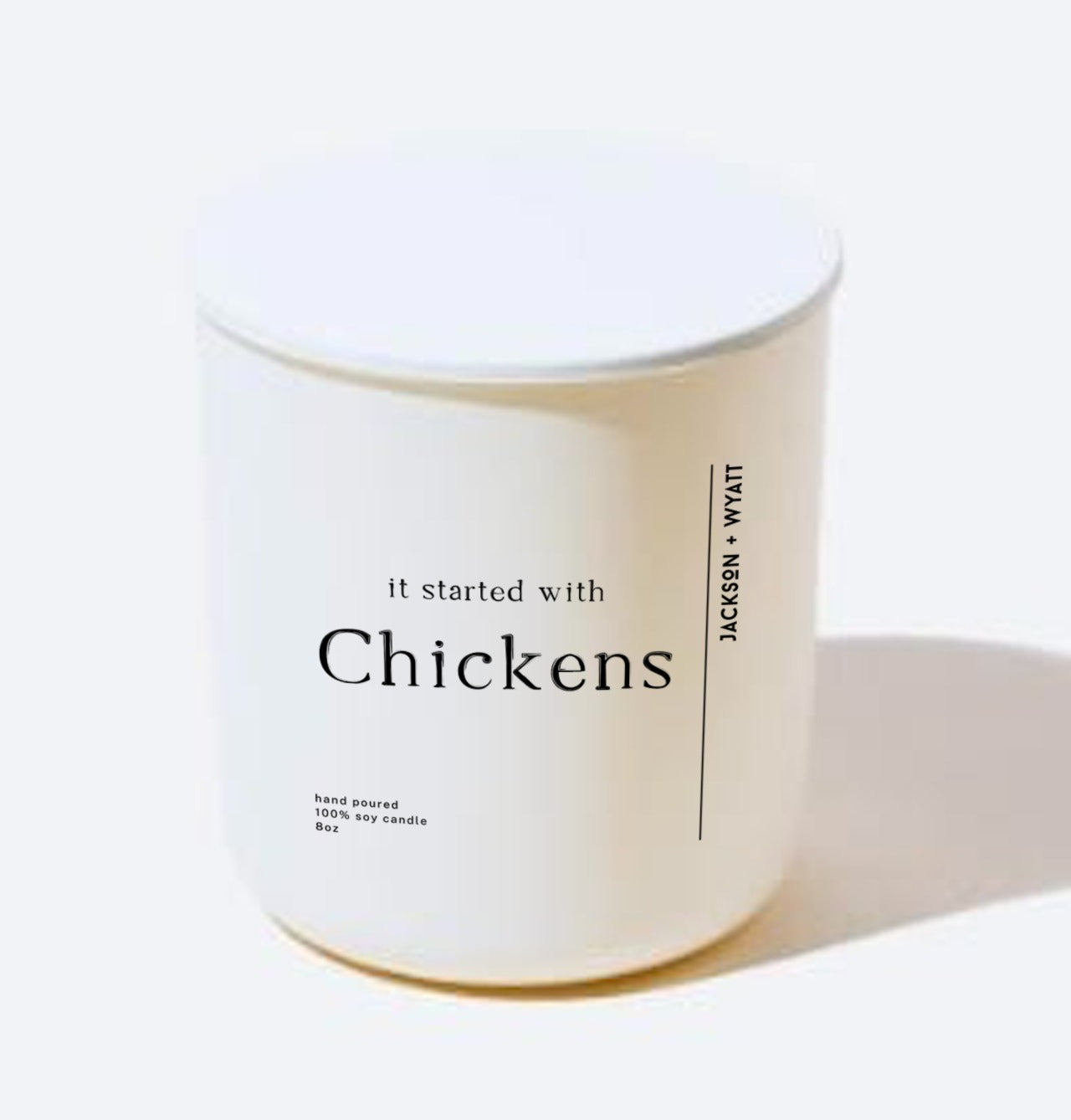 JW Chickens Candle - White Street Market