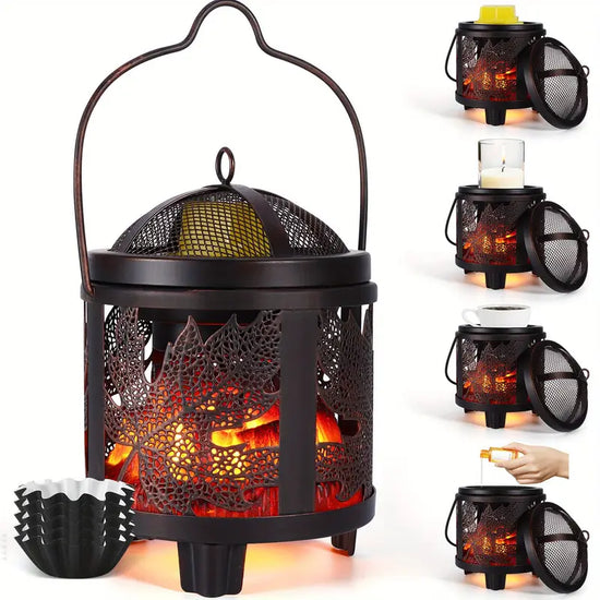 Wax Melt Warmer - Fireplace Style